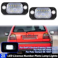 Kennzeichenbeleuchtung Beleuchtung für VW Golf 3 Polo 6N Seat Ibiza Cordoba 6K