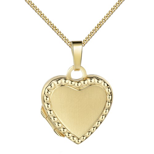 Amulett herz goldenes - herz,