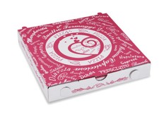 100 Pizzakarton Pizza Karton Pizzabox Motiv "Pizzabelag" 20x20x3 cm (71920)