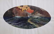 Alfred Adolphe LENGLET (1842-?) Drei-Mast CABANEL CABANEL Segelboot Marine Meer