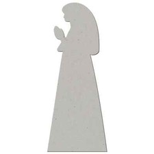 Pappe krippenfigur betende - krippenfigur,