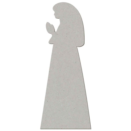 Pappe krippenfigur betende - pappe,