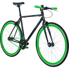 Galano Blade 28" Singlespeed Bike Erwachsenen Fahrrad Fixie schwarz/grün 56cm