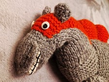 Kamel Gestrickt 30cm