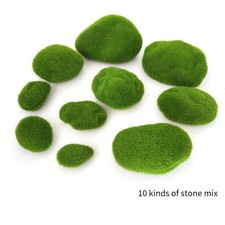 Künstliche Moos Felsen Dekoratives Pflanzenmotiv Garten Terrasse Wand