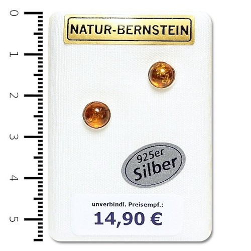 Natur bernstein ohrringe - bernstein,