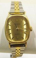 alte Vintage Dugena Classic Damen Armbanduhr 911 232 296  mit Band  