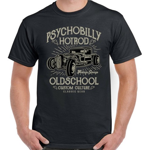 Psychobilly hot rod shirt - psychobilly,