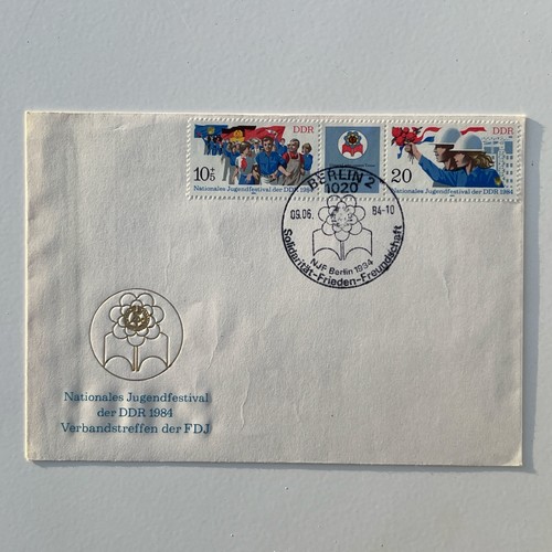 Ddr 1984 brief nationales - ddr, 1984,