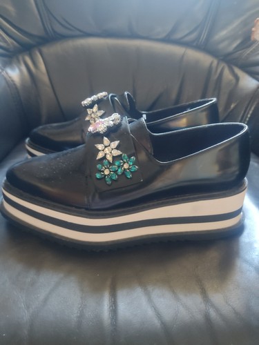 Zara plateau loafers creeper - zara,