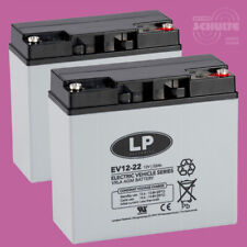 Akku Satz Batterien für Scooter Meyra Cityliner 406 , 2 x 12V 22Ah Blei AGM