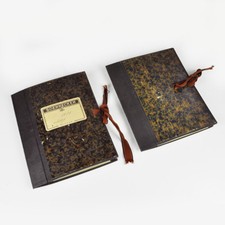 2 sehr alte Vorordner - Soennecken 747 - DRGM - 1930'er - Fächerordner