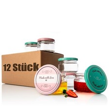 12x Einmachgläser