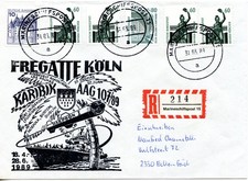 MSP 15 - Fregatte KÖLN - Karibik AAG 107/89 - R-Brief -