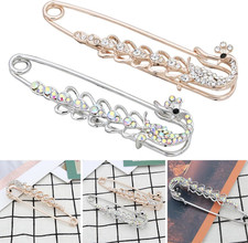 2 Stück Crystal Peacock Charm