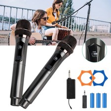 Kabelloses Mikrofon Handgehaltenes Dynamisches Dual-Mikrofon für Karaoke Party
