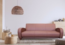 Aufklappbar 3 Sitzer Echtleder