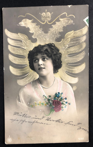 Patriotische postkarte - -,