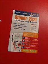 Steuer-Sparer 2021 CD Steuererklärung Software *** Code digital