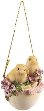 Clayre & Eef 6PR4983 Küken Dekohänger 5x5x7 cm Gelb