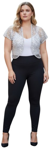 Damen bolero weiß - damen-bolero,