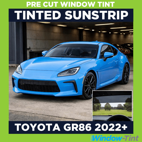 Pre cut sunstrip für - pre,