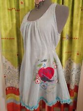  Taj Wood Ivko like Tunika Bluse Love Peace Princess Boho Gipsy neu ibiza Antica