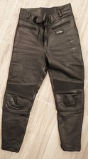 DIETER BRAUN - Motorrad Lederhose, schwarz, Gr. 50/ M