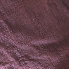 Lederhaut, Echtleder, Kroko-muster weinrot 115 x 83 cm