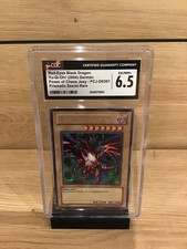 Red-Eyes Black Dragon - CGC 6.5 - Power Of Chaos - PCJ-DE001 - 2004 - German -