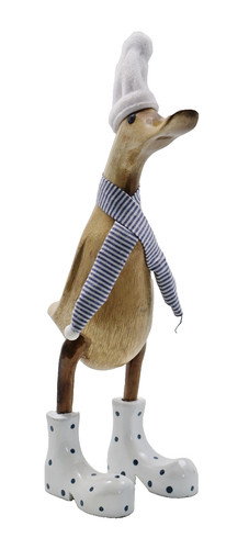Deko ente holz - ente, laufente