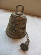 hochwertige alte (antike) Glocke Hängeglocke Türglocke Messing voller Klang