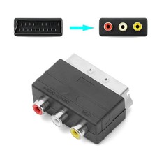 Scart Adapter TV AV Adapter 3