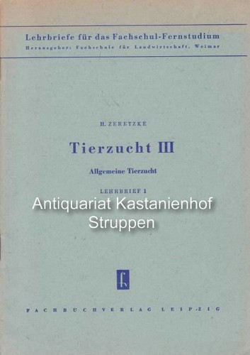 Bände tierzucht iii 1 - bände,