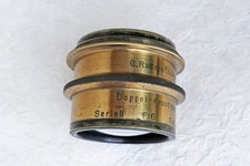 Messing Objektiv, brass lens: Rodenstock Lumar Serie II