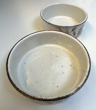 Midwinter Stonehenge WILD OATS 2x Schüssel ca. 6,5cm H, 18 und 20cm Ø