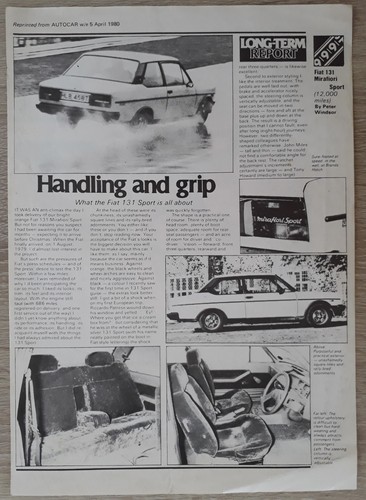 Fiat 131 mirafiori - fiat, sport