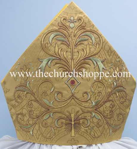 Mitre bischofsmütze mit - bischofsmütze,