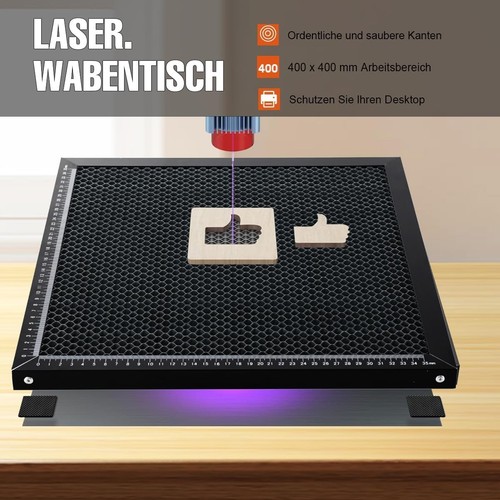 400x400mm waben laserbett für - 400x400mm, waben-laserbett