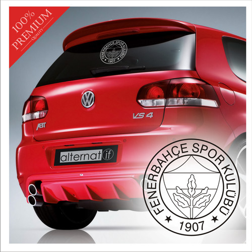 Autoaufkleber fenerbahce logo - autoaufkleber,