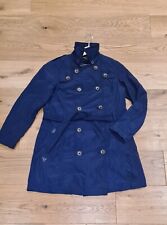 Mantel Trenchcoat von Tommy Hilfiger Größe  M dunkelblau Military