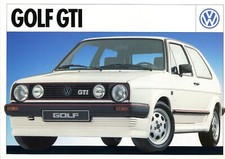 VW GOLF GTI Prospekt.