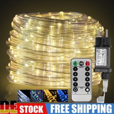 10M-30M LED Lichtschlauch Lichterschlauch IP65 Garten Außen Party Lichterkette