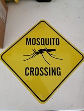 Metallbild Mosquito CROSSING