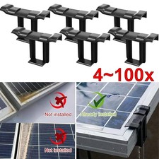 4-100x Solarpanel Wasserablauf