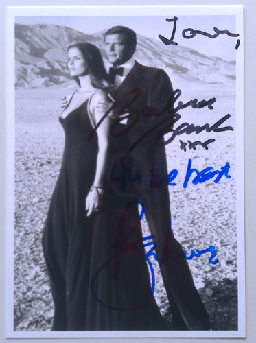 Roger moore barbara bach - &,