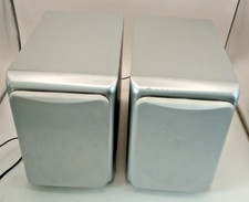 2 Stk. Regal Lautsprecherboxen  4 Ohm  bassreflex Farbe Silber, Echtholz  (EGT)