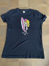 HOLLISTER T-Shirt M L 38 blau Surfer Girl California TOP LA NYC Venice Beach SUN