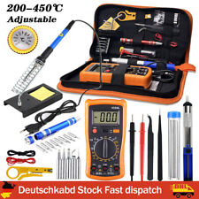 Lötkolben Set Lötset Lötstation Temperatur Einstellbar Soldering Iron Wire