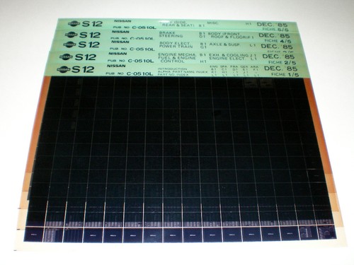 Microfich ersatzteilkatalog - microfich,